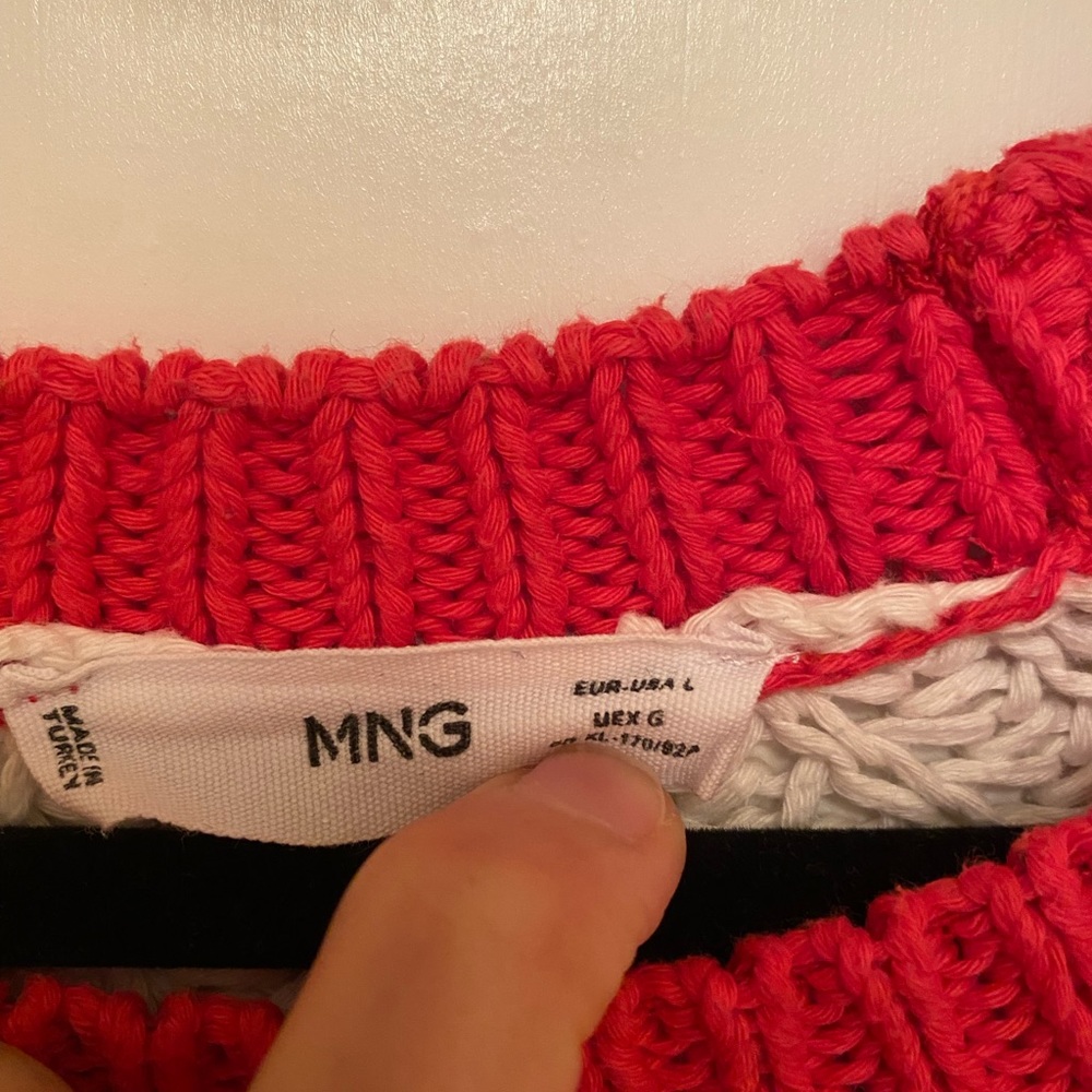 Mango Multi-Colored Knit Sweater - image 5